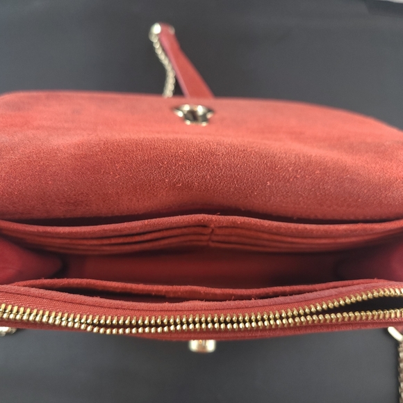 EUC Stuart Weitzman Leather Crossbody Clutch - Picture 6 of 12